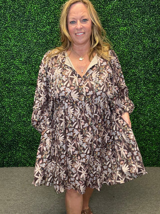 Entro Swing Dress with Pockets