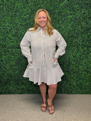 Striped & Sweet Mini Dress