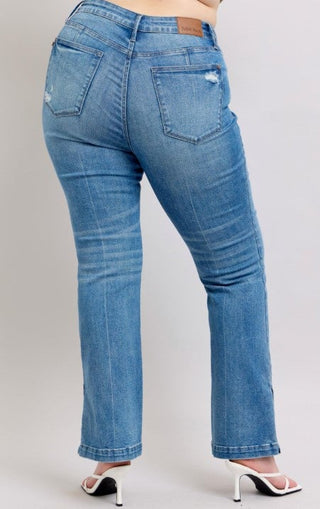 TC Side Slit Boot Cut Jean