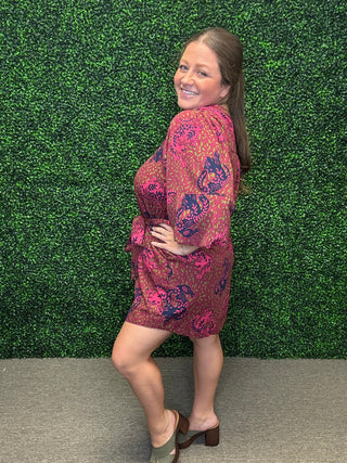 Animal Printed Shirt Dress