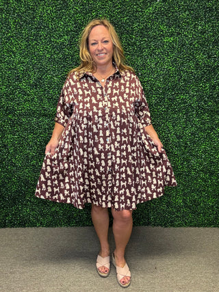 Sit Pretty Silky Dress