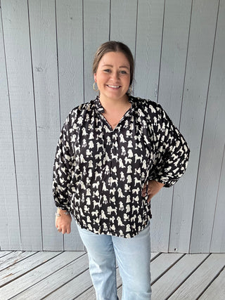 All About the Doggies Top