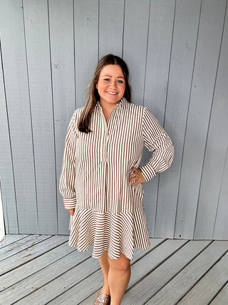 Striped & Sweet Mini Dress