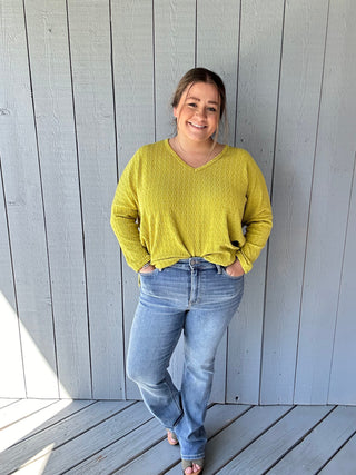 Core Contrast Wash Bootcut Jean