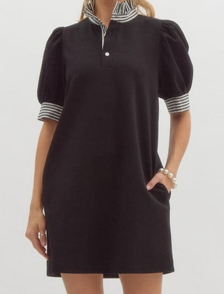 Black Polo Dress