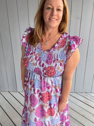 Peony Dreams Maxi Dress