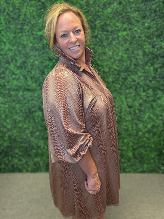 Lux Copperhead Dress