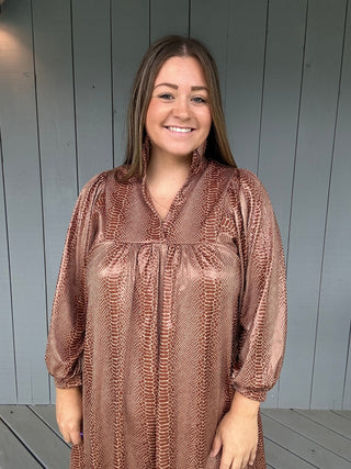 Lux Copperhead Dress