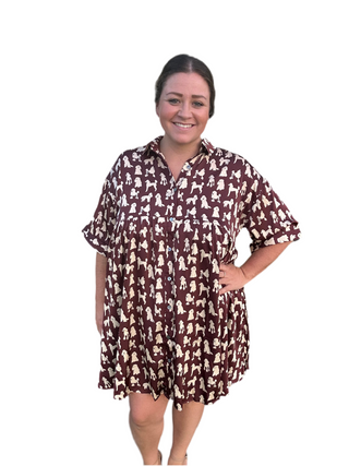 Sit Pretty Silky Dress