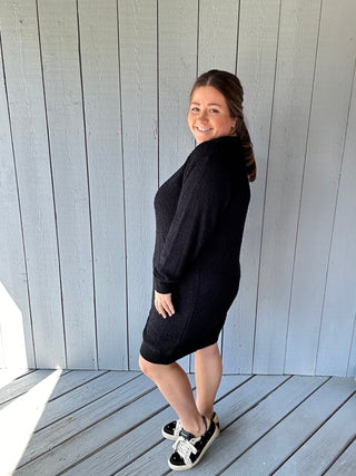 Boucle Sweater Dress