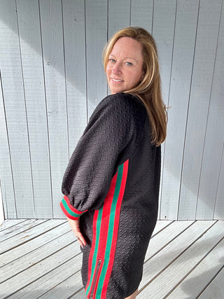 Sporty Side Stripe Dress