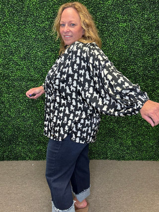 All About the Doggies Top