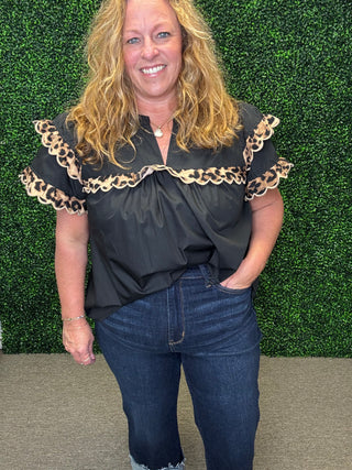 HW Cropped Wide Leg Jean