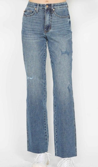 Med Wash Tummy Control Straight Jean