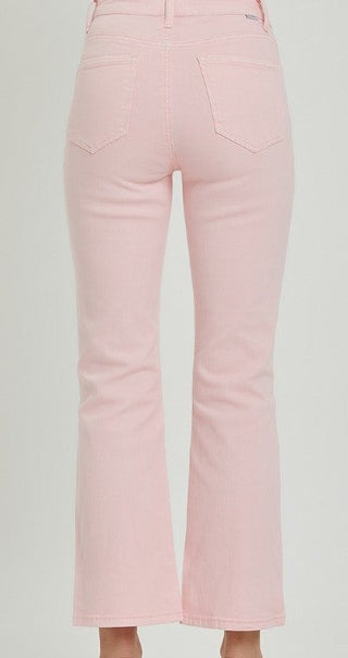 Pink Straight Pant by Risen Denim