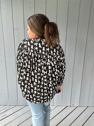 All About the Doggies Top