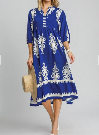 Royal Beauty Midi Dress