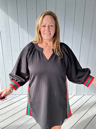 Sporty Side Stripe Dress