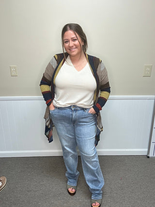 Hidden Cell Pocket Dad Jean