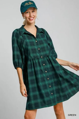 Favorite Plaid Mini Dress