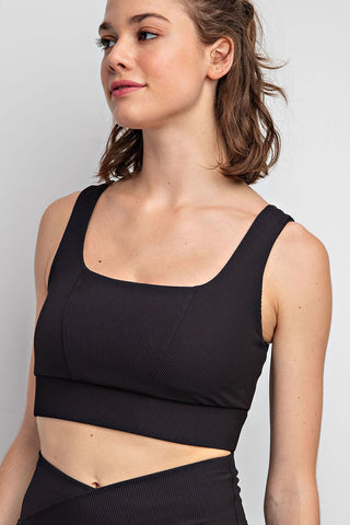 Rae Mode Square Neck Sports Bra