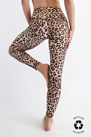 Leopard Butter Leggings with Pockets