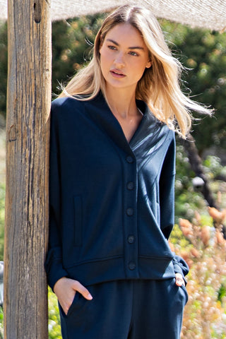 Modal Scuba Cardigan