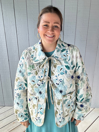Floral Quilted Jacket