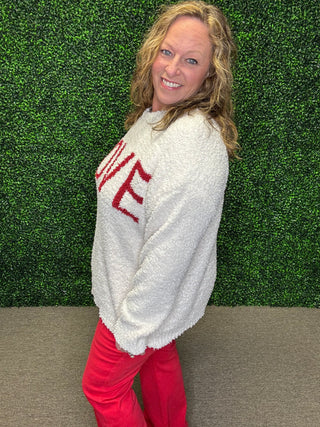 LOVE Sweater by Cozy Co Final Sale