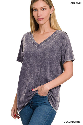 Zenana V Neck Tee