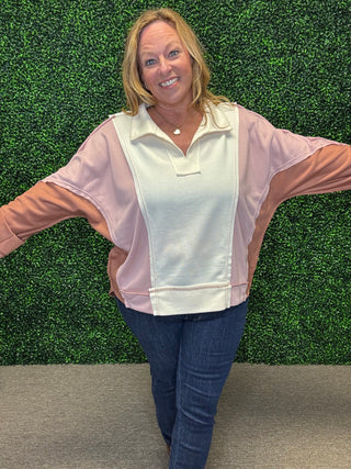 Colorblock Pullover