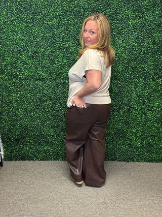 Faux Leather Pant