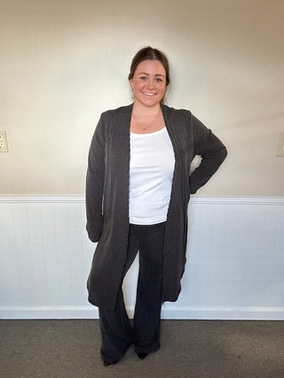 Urban Ribbed Long Cardi *Final Sale*