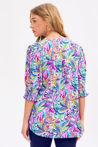 Dear Scarlett Lizzy Smocked Sleeve Top Paterns