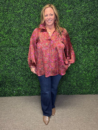 The Autumn Luxe Ruffle Blouse