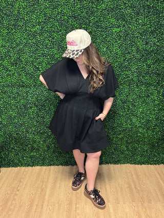 Entro Dolman Sleeve Mini Dress