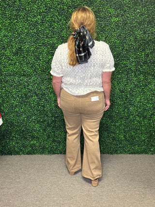 Cocoa Crop Flare Jean