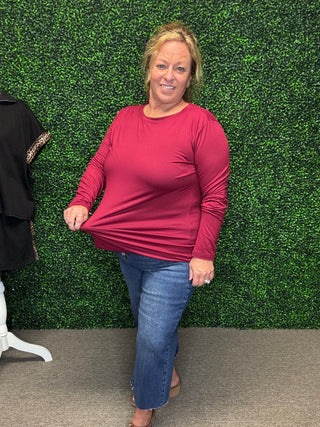Zenana Soft Long Sleeve Top