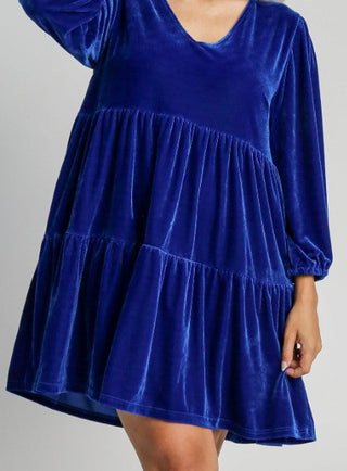 Royal Velvet Dress