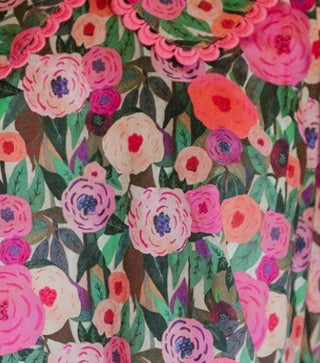 Peter Pan Floral Blouse