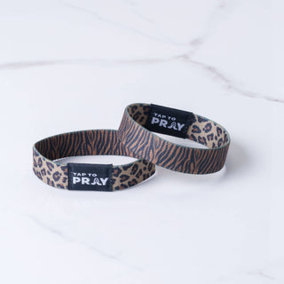 Tap To Pray™ Wristbands - Safari Leopard
