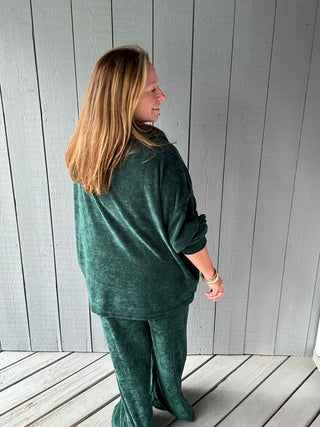 Palm Chenille Top