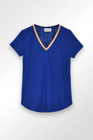 Molly B Flowy V Neck Tee