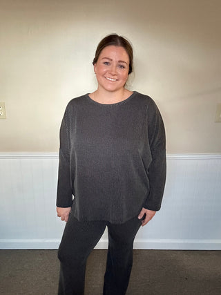 Urban Rib Long Sleeve Top *Final Sale*