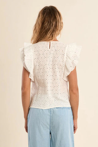 Molly Bracken Woven Cotton Top