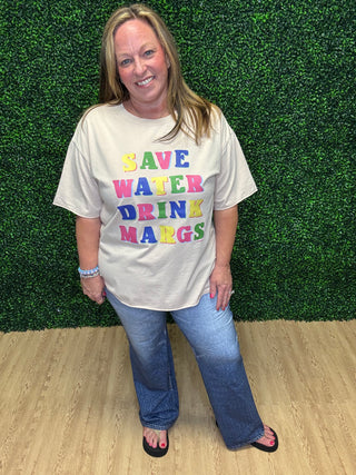 Grace+Emma Save Water, Drink Margs Tee