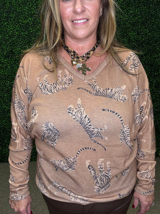 Wild About it Tiger Top