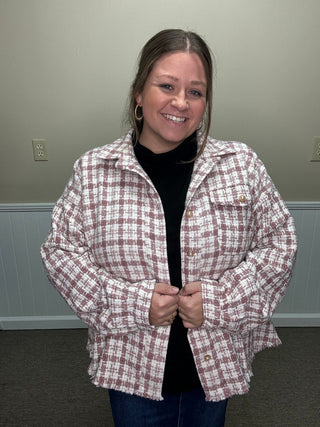 Chanelesque Tweed Shacket