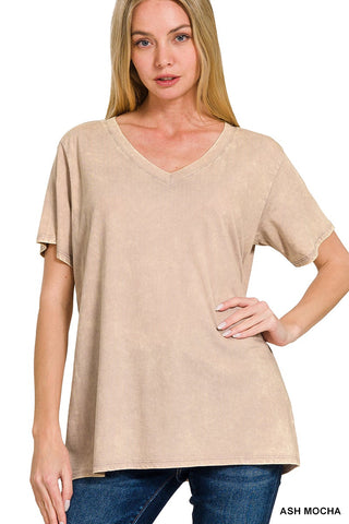 Zenana V Neck Tee