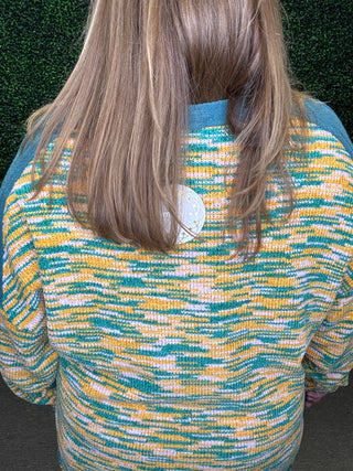 French Terry Fun Back and Sleeves Top